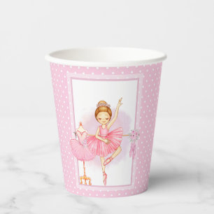 Ballerina floraI polka dots Paper Cups