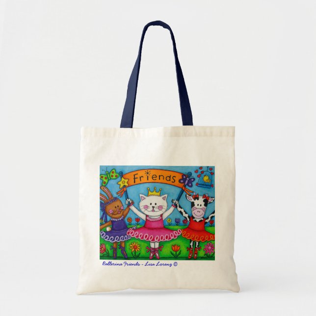 Ballerina Friends Tote Bag (Front)