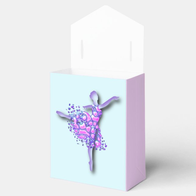 Ballerina Gift Bag Ballet Dancer Woman Favour Box (Opened)