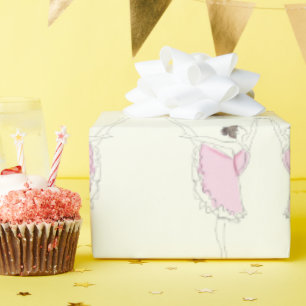 Ballerina Gift Wrapping Paper