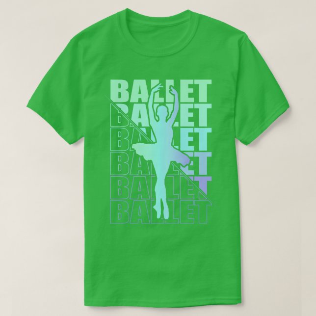 Ballerina Girl Ballet Dancing Dance 13 T-Shirt (Design Front)