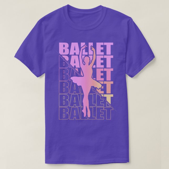Ballerina Girl Ballet Dancing Dance 14 T-Shirt (Design Front)