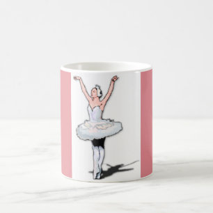 Ballerina Girl Dancer Pink Ballet Dance Gift Mug