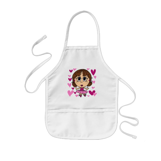 Ballerina Girl Kids Apron (Front)