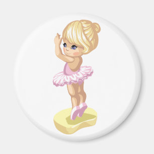 Ballerina Girl Magnet