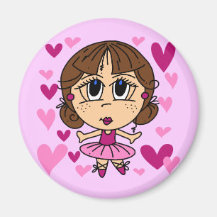 Ballerina Girl Magnet