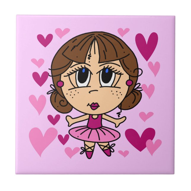 Ballerina Girl Tile (Front)