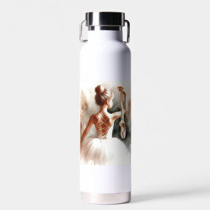 "Ballerina Grace – Dance-Inspired Water Bottle" Bottle