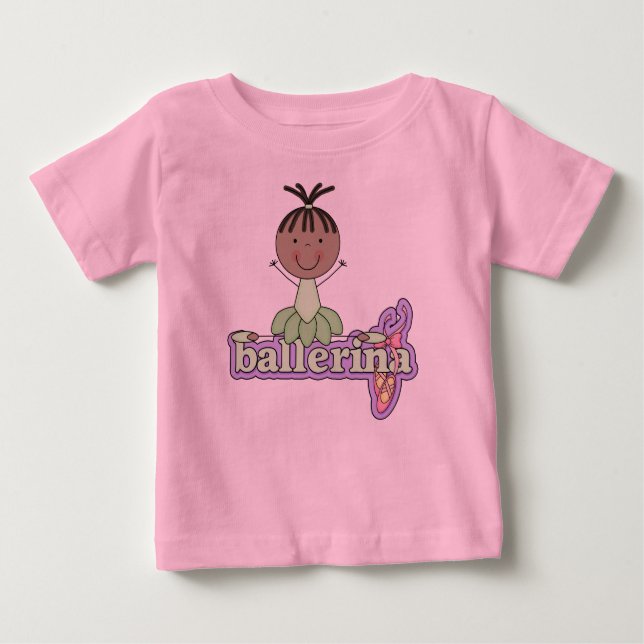 Ballerina - Green Baby Tutu Bodsuit Baby T-Shirt (Front)