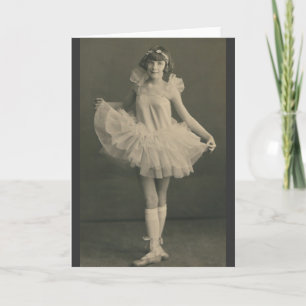 ballerina greeting card