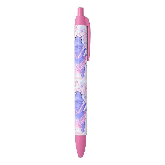 Ballerina Hippo Pen Happy Ballet Dancer - Fun (Bottom (Vertical))