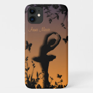 Ballerina in Garden Dusk Personal Case-Mate iPhone Case