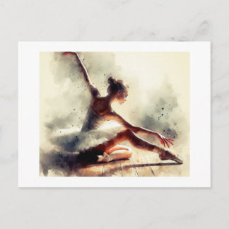 Ballerina in Motion, Postcard