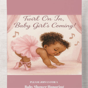 Ballerina in the Making All In One Invitation