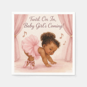 Ballerina in the Making Napkin