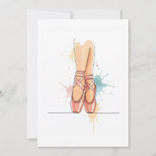 ballerina invitation