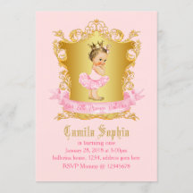 Ballerina Invitation