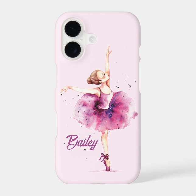 Ballerina iPhone case, Ballet phone case (Back)