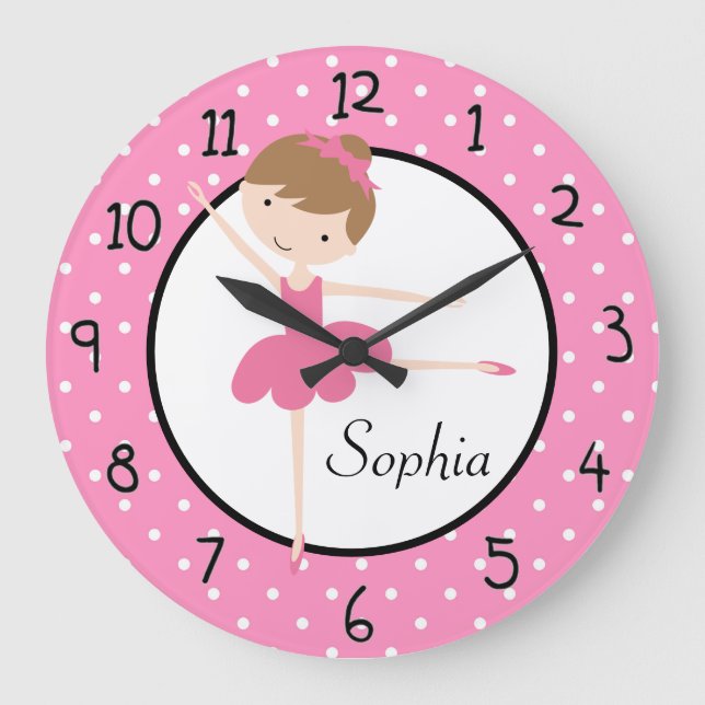 Ballerina Large Clock (Front)