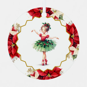 Ballerina Metal Ornament