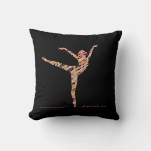 Ballerina modern dancer cushion