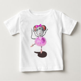 Ballerina Mouse Baby T-Shirt