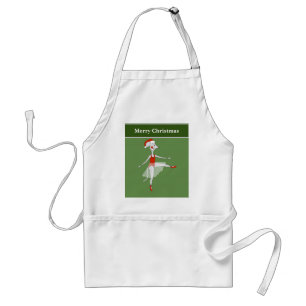 Ballerina Mouse Christmas Special Standard Apron