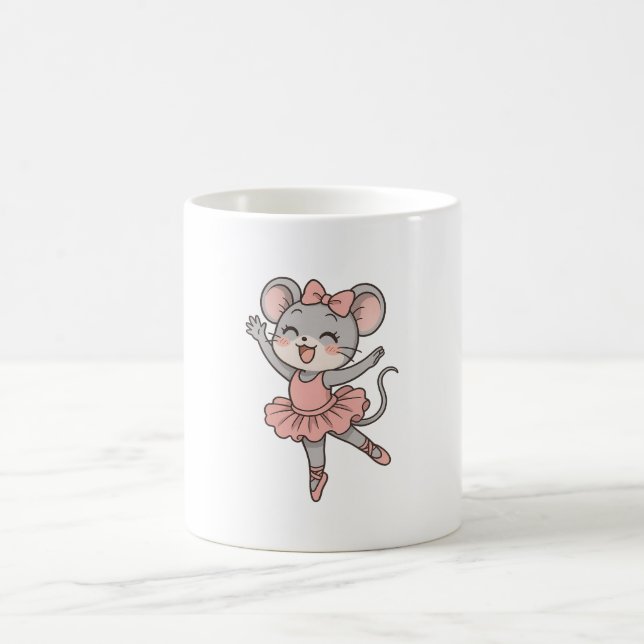 Ballerina Mouse Coffee Mug (Center)