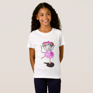Ballerina Mouse Funny T-Shirt Happy Ballet Dancer
