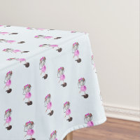 Ballerina Mouse Tablecloth Ballet Dance