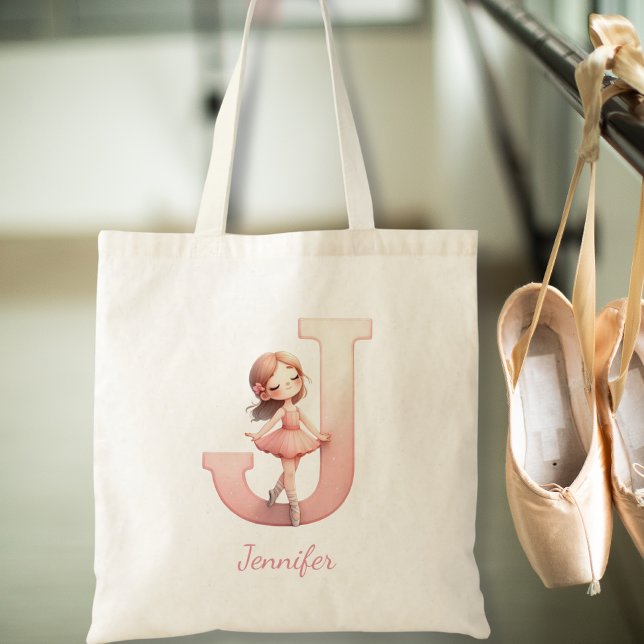 Ballerina Name Tote Bag (Creator Uploaded)