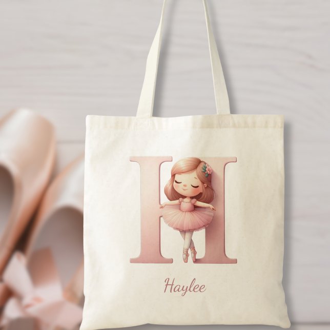 Ballerina Name Tote Bag (Creator Uploaded)