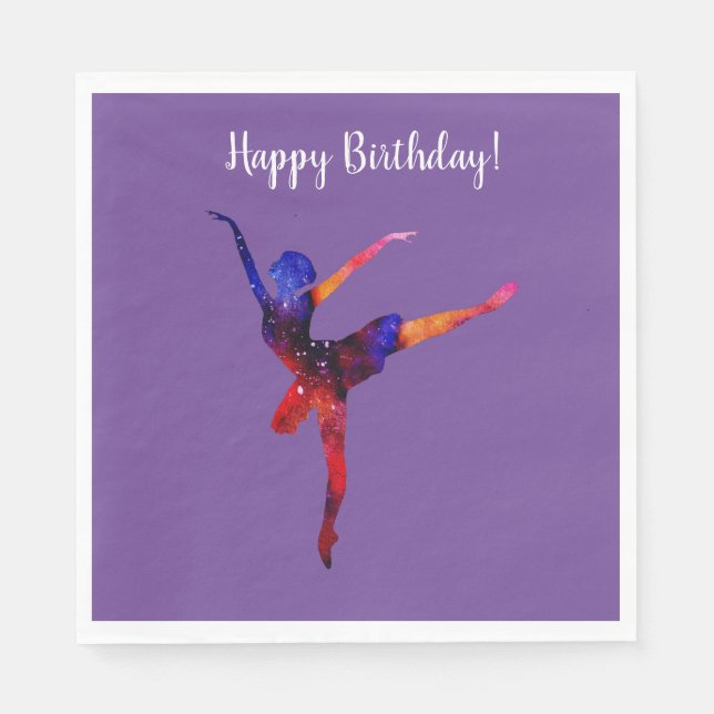 Ballerina Napkin (Front)