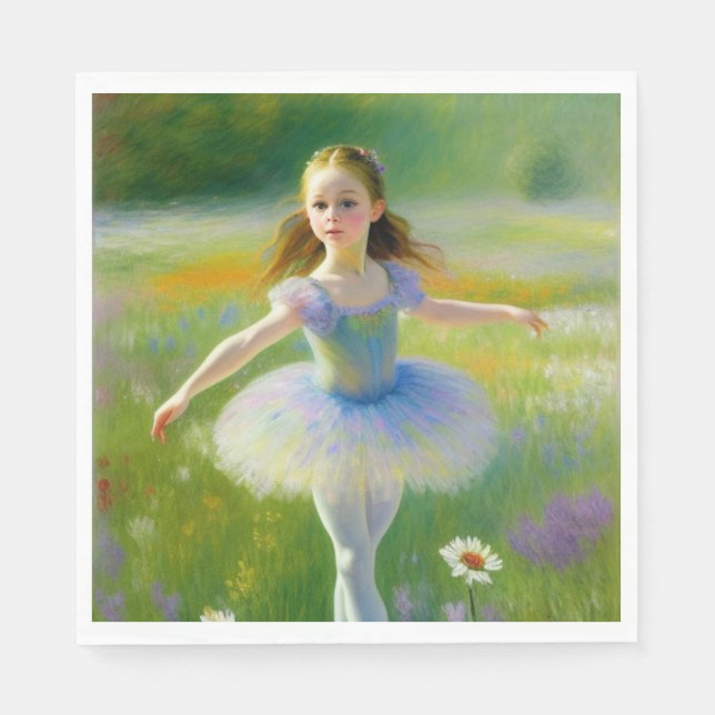 Ballerina  napkin (Front)