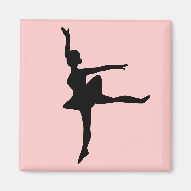 Ballerina on Blush Magnet (Front)