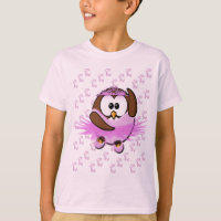 Ballerina owl - glitter