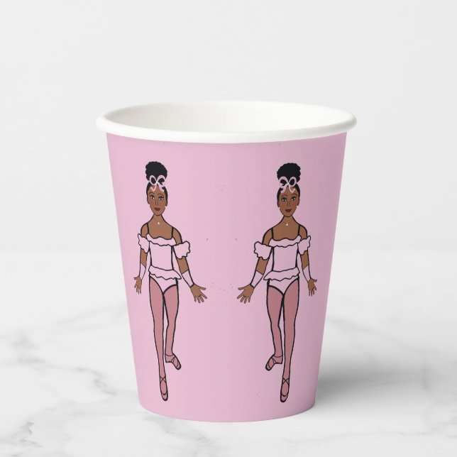 Ballerina Party 8oz Paper Cup, #1 Cups (Front)