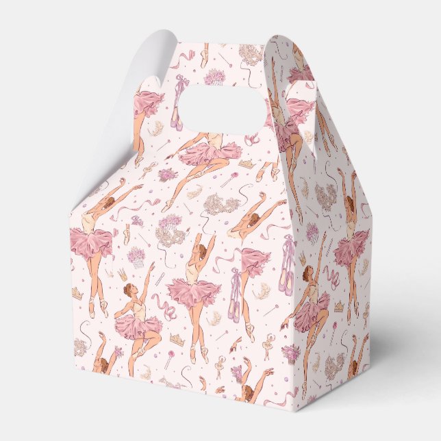 Ballerina Party Favours - Birthdays - Sweet 16  Favour Box (Front Side)