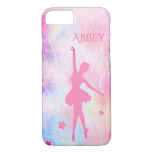Ballerina Pastel Pink Personalised iPhone Case