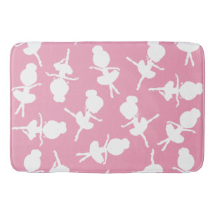 Ballerina Pattern, Ballet Girls, Ballet Dance Bath Mat