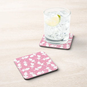 Ballerina Pattern, Ballet Girls, Ballet Dance Coaster