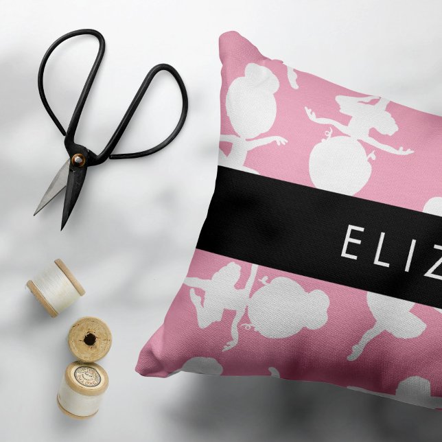 Ballerina Pattern, Ballet Girls, Dance, Your Name Pillowcase (Creator Uploaded)