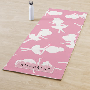 Ballerina Pattern, Ballet Girls, Dance, Your Name Yoga Mat