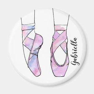 Ballerina Personalised Ballet Magnet