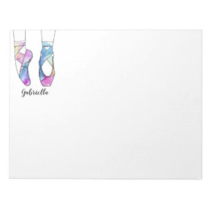 Ballerina Personalised Ballet Notepad
