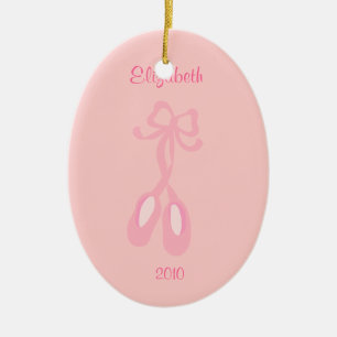 BALLERINA Personalised Name Christmas Ornament