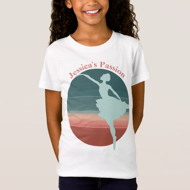 Ballerina Personalised T-Shirt (Front)
