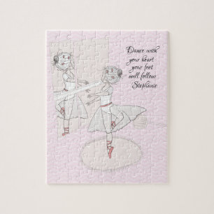 Ballerina Personalized Jigsaw Puzzle