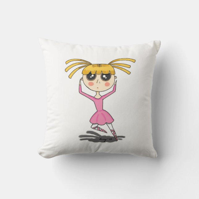 Ballerina Pillow (Front)