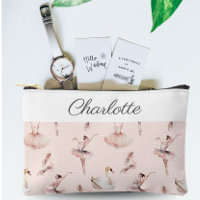 Ballerina Pink Ballet Shoes Personalised Name